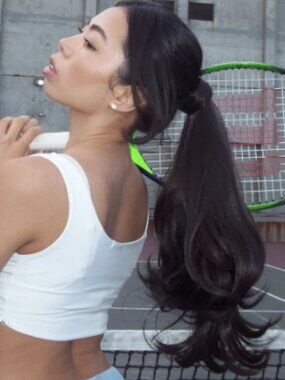 INH Hair "Dove" Ponytail- Dark Brown